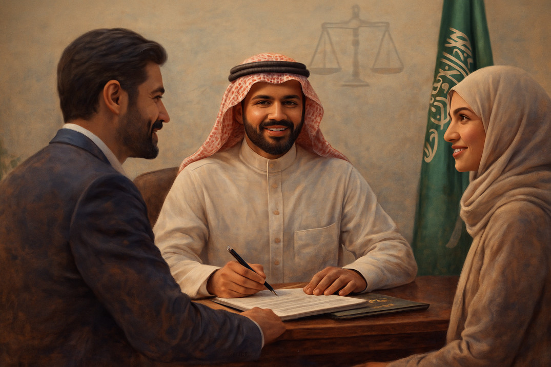 توثيق عقد الزواج خارج السعودية